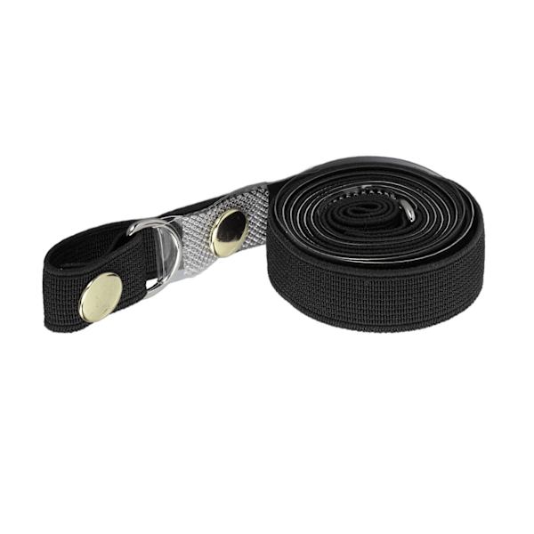 Elastisk transparent TPU nylon bärbar pianoboktrycksrem, svart