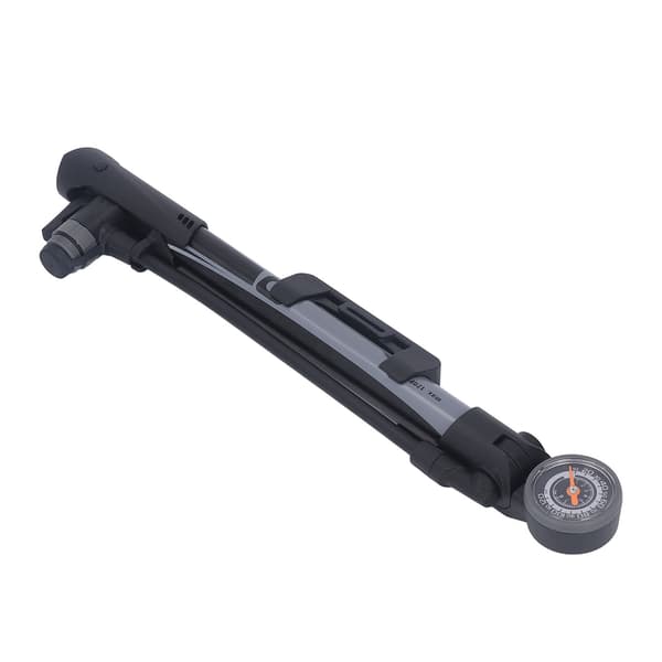 Bærbar Mini Cykelluftpumpe med Manometer, Højtryk 120 PSI, Aluminiumslegering
