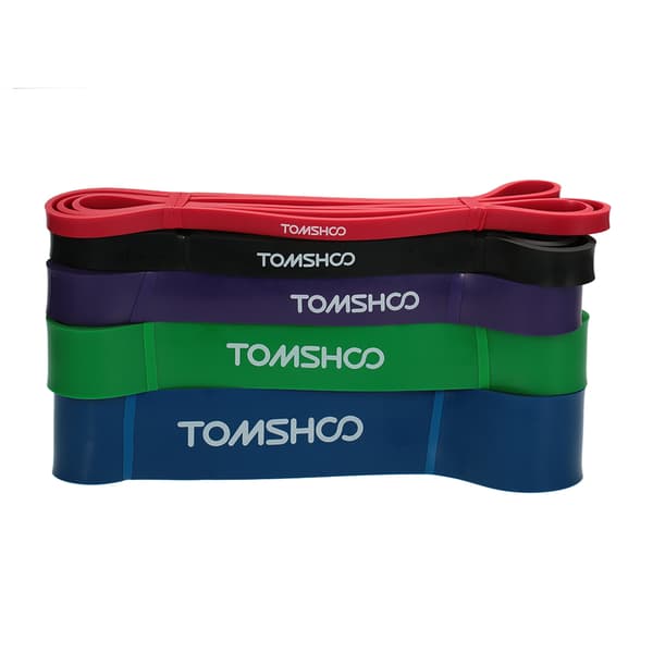 TOMSHOO 208 cm Loop Modstandsbånd til Pull-Ups, Vægttræning, Yoga og Fitness