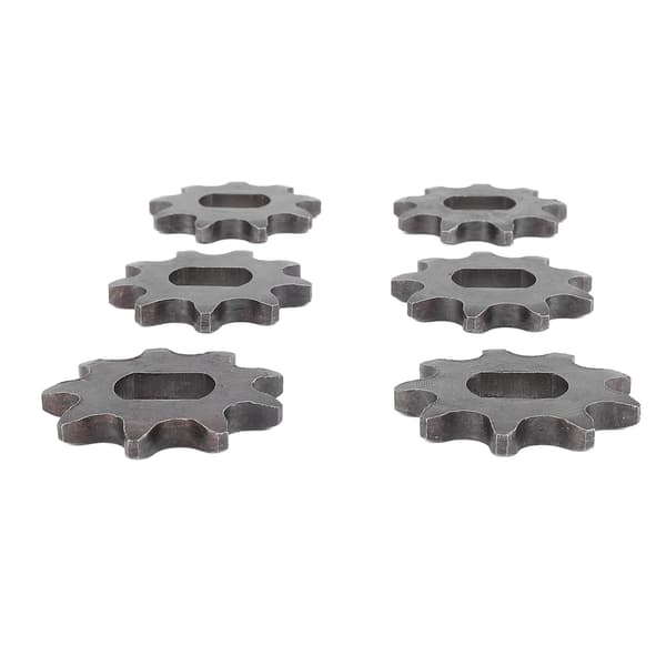 6PCS 420 Stål 9T Framdrev med 12x17mm Innerdiameter för 420 Kedja