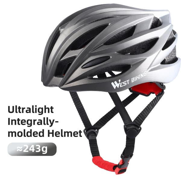 Ultralätt cykelhjälm med 28 ventilationshål, gradientfärg, PC+EPS, säker för cykling