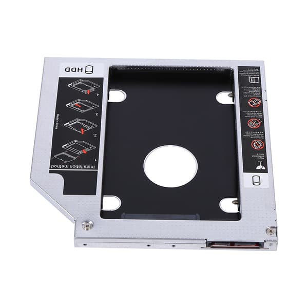 9,5 mm:n alumiininen HDD/SSD-kotelon sovitin
