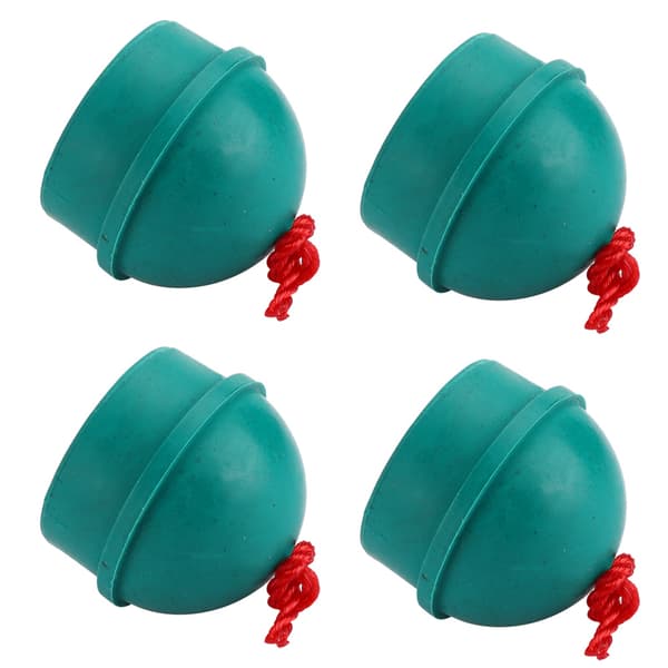 4 STK Gummi Kridtholder til Billard & Snooker Bordtilbehør Grønt Cover