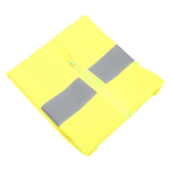 Fluorescerande gul nätväst med 360 graders hög synlighetsremsa