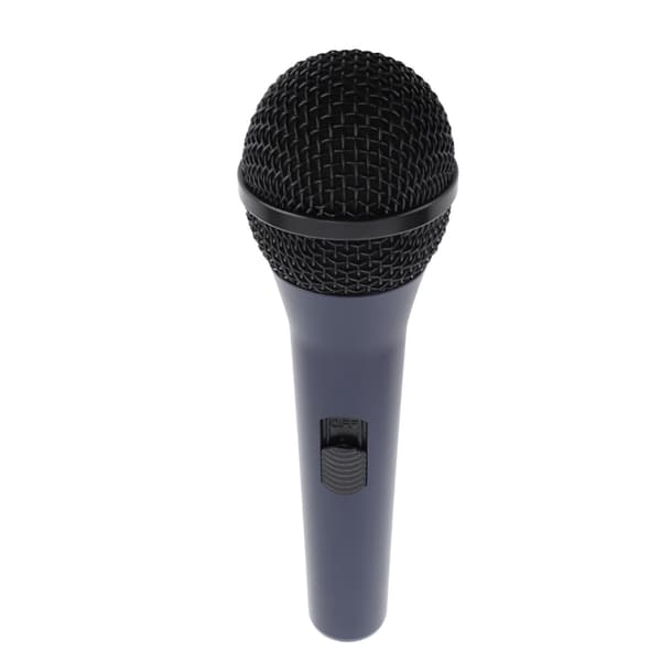 Kablet dynamisk metalmikrofon med ergonomisk net til karaoke og udendørs sang