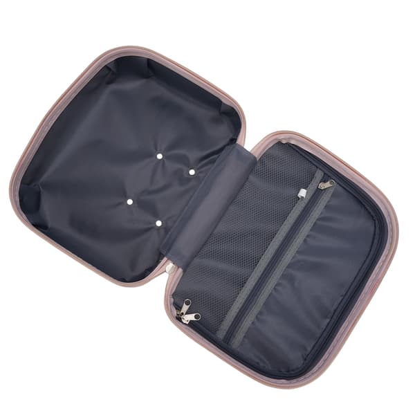 14-tommer foldbar cykelkuffert med frontgearadapter, pink