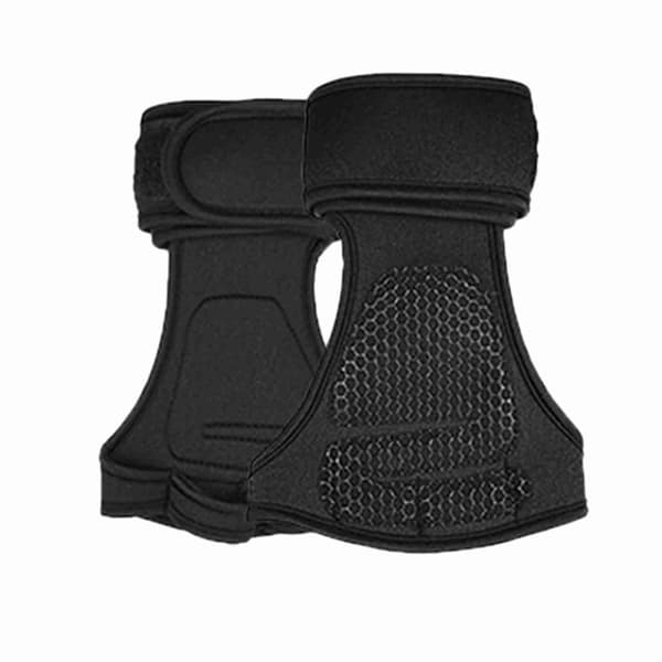 Tyngdlyftningshandskar med justerbart halkfritt handledsband för tyngdlyftning, styrkelyft och pull-ups