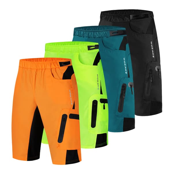 2-i-1 Cykelshorts til Mænd med 3D-polstring, Hurtigtørrende og Åndbare