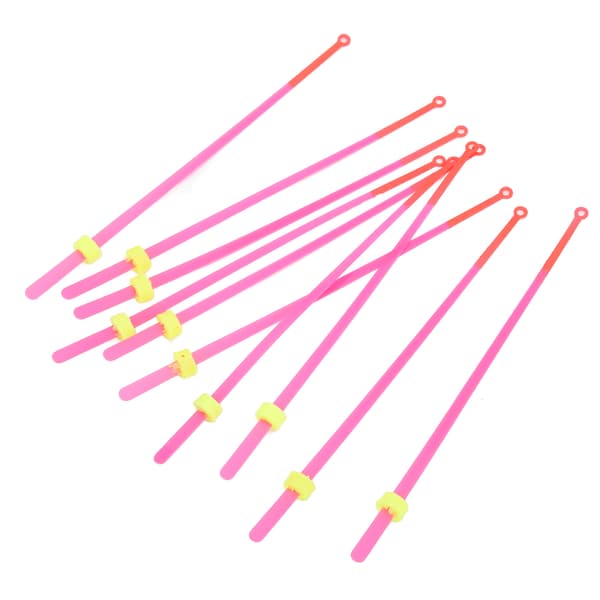 10 stk. isfiskestangtupper ABS Mini toppseksjon Vinterfisketilbehør 16 cm