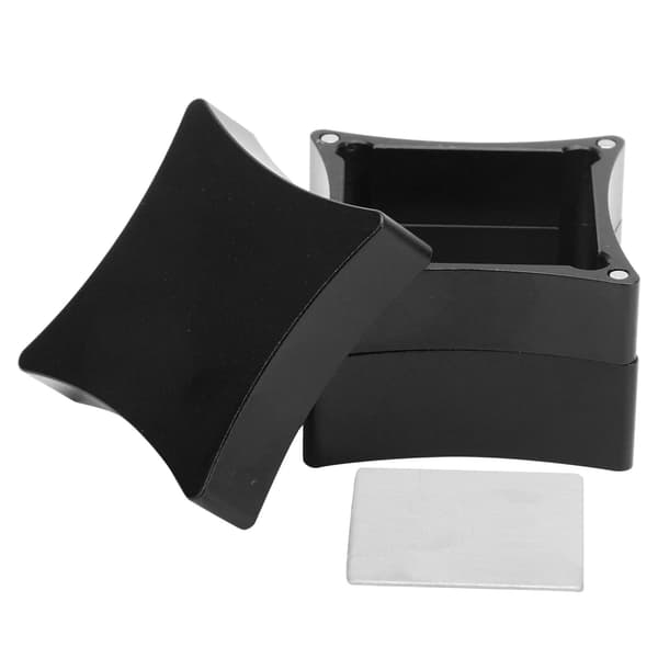 Aluminium kridtholder med klips og billardtilbehør - 3 cm/1,2 tommer, let og holdbar, sort