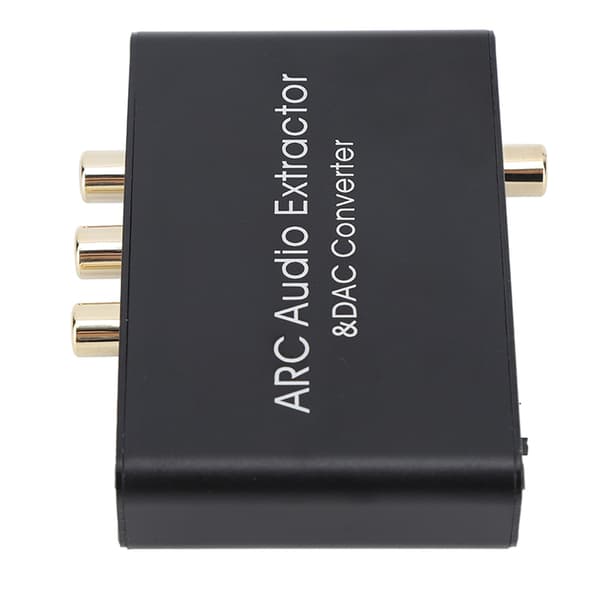 DAC ARC-omvandlare Ljudextraktor med volymkontroll 192KHz Optisk/koaxial ingång
