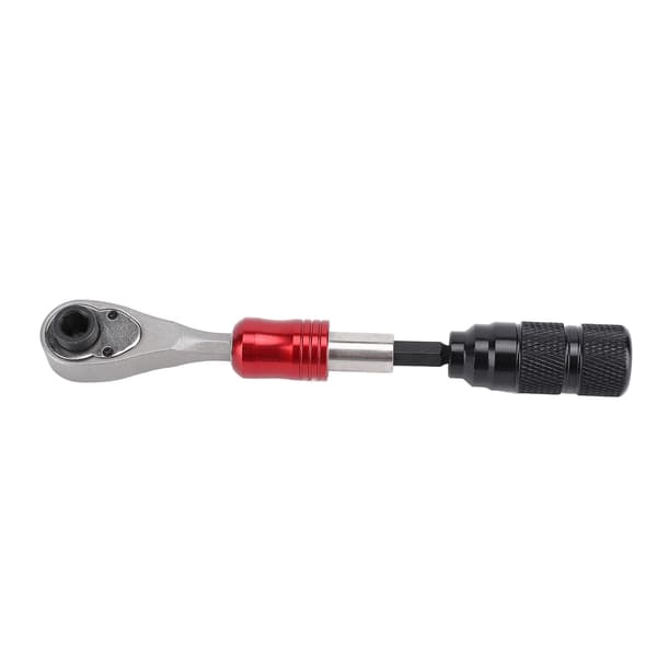 Spärrskruvmejselsats, aluminiumlegering, magnetiska bits, luftpump och förvaringsväska