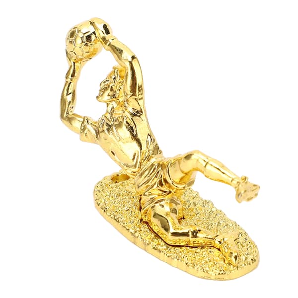 Metal Fodbold Målmand Trofæ Ornament Souvenir til Fans