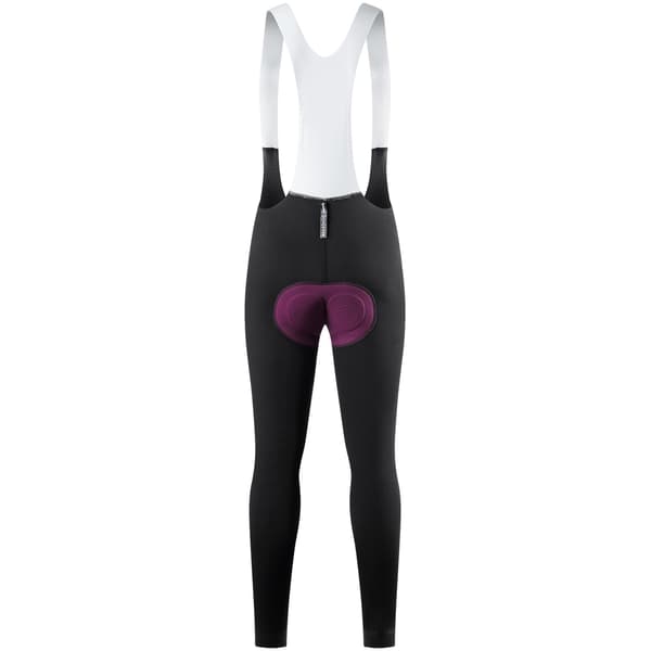 Cykeltights til kvinder med polstring, høj elasticitet, åndbare, reflekterende striber