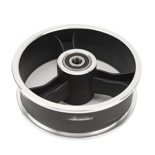 8-tommers elektrisk sparkesykkelnav, solid dekk, 38 mm aksel, erstatning i aluminiumslegering