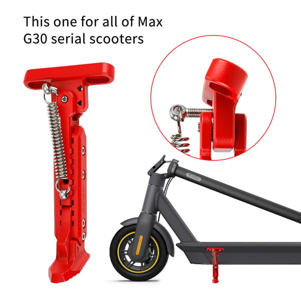 Justerbart fotstöd för Max G30 elscooter, utdragbart, halkfritt