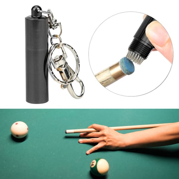 Pool og Billard Kø-spids Reparationsværktøj, Rustfrit Stål, 2 Farver