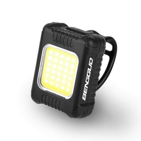 USB oppladbart LED-sykkellyssett foran og bak med 3 lysmoduser