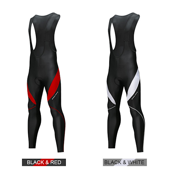 Bib Cykelbyxor Höst Vinter Gelvaddering 3D Vadderade MTB Cykeltights