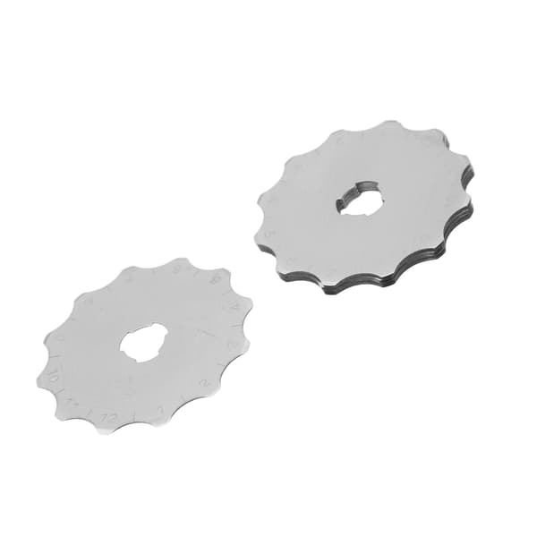 10 erstatningsblader i rustfritt stål for roterende kutter for sying og papir, 4,5 cm