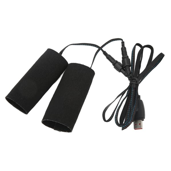 2 stk. opvarmet styrvest til motorcykel IP67 vandtæt 3 temperaturniveauer velcro 5V USB