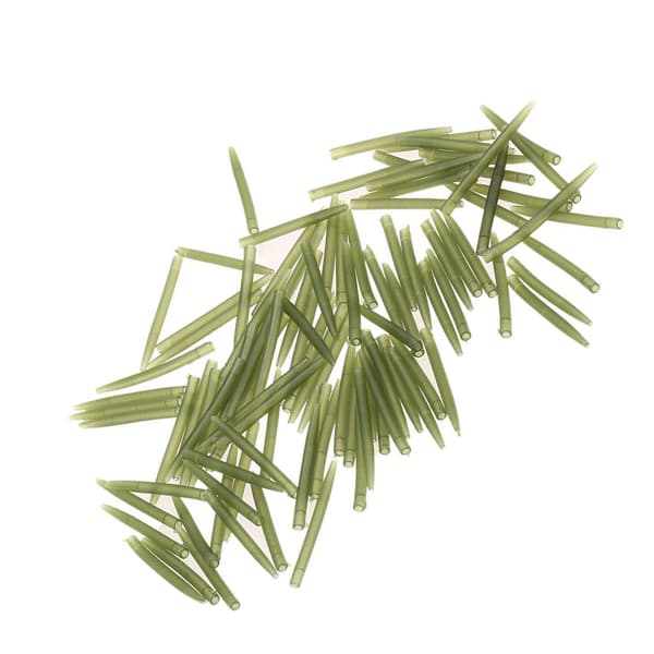 100 stk. 38 mm gummi anti-tangle slanger til karpefisketilbehør