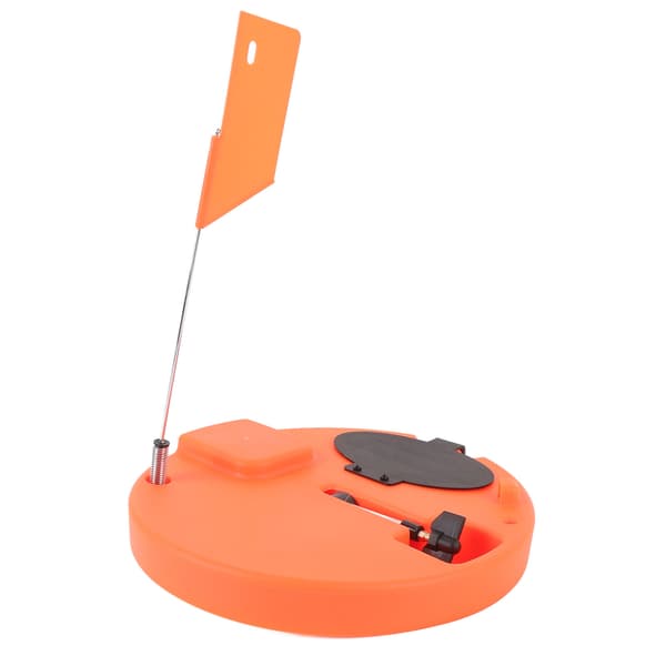 Bærbar isfiskerindikator med flag, vinterfisketilbehør, orange, rød