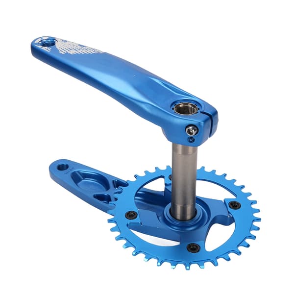 Integreret Hul Cykelkrankboks 36T Gearnavbase til 8-12 Hastigheder Aluminium Blå