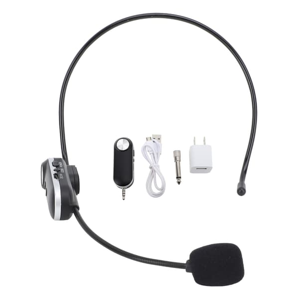 Universell trådlös headsetmikrofon med UHF-chip och headsetmikrofonsystemadapter