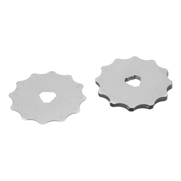 10 erstatningsblader i rustfritt stål for roterende kutter for sying og papir, 4,5 cm