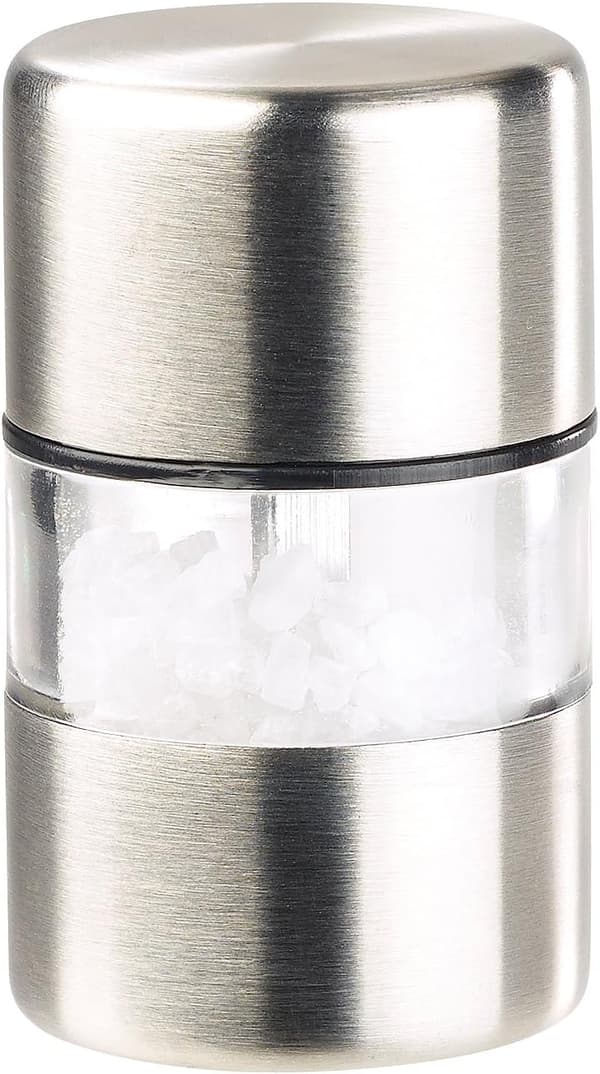 3 mini kværnværker (3 cm) [Pearl] til kværning af havsalt, peber osv., velegnet til brug i køkkenet.