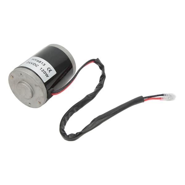 24V 120W Aluminium Rem Børstemotor til El-scooter/El-cykel
