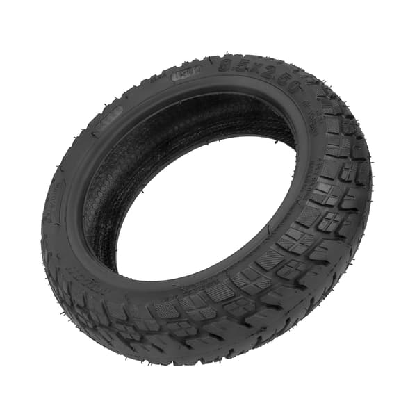 Slanglöst däck 9.5x2.50 terräng för elscooter, slitstarkt gummi