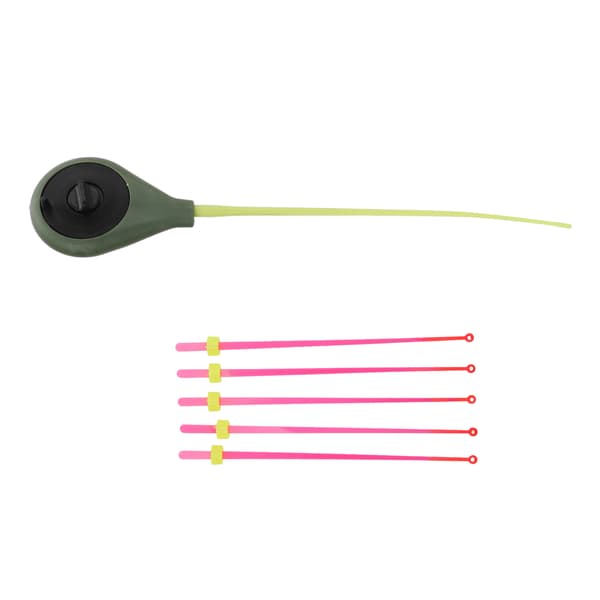 Mini isfiskestangsett med bærbar tupp for vinterfiske 14cm