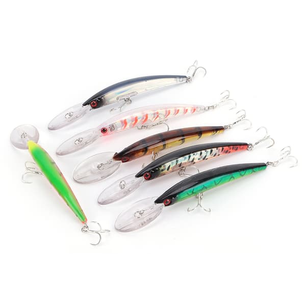 Minnow Sinking Lure 24g Kunstig Wobbler Agn med Rustfri Stålkrog til Kystfiskeri