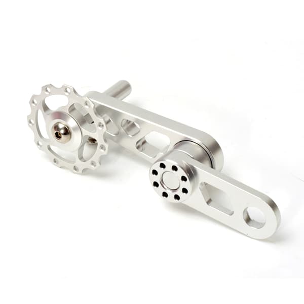 Kædestrammer i aluminiumslegering med flydende remskive til mountainbiking