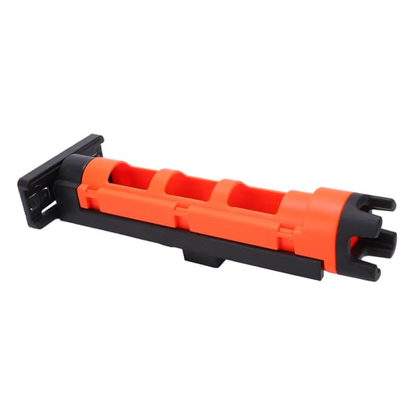 Fiskelåda Spöhållare, Plast, med Justerbar Bas, Bärbar, Orange