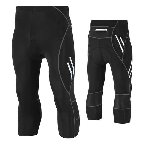 Sykkelshorts for menn med 3D-polstring, høy elastisitet, for terrengsykling