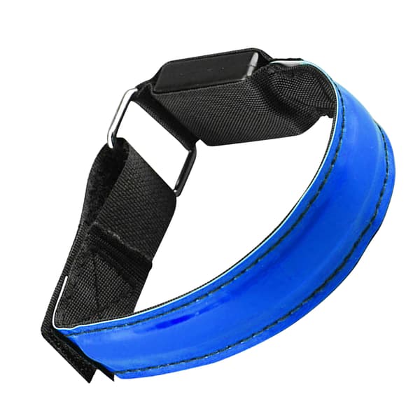 Oppladbart USB LED-armbånd for nattløping, sikkerhet, sykling, justerbart