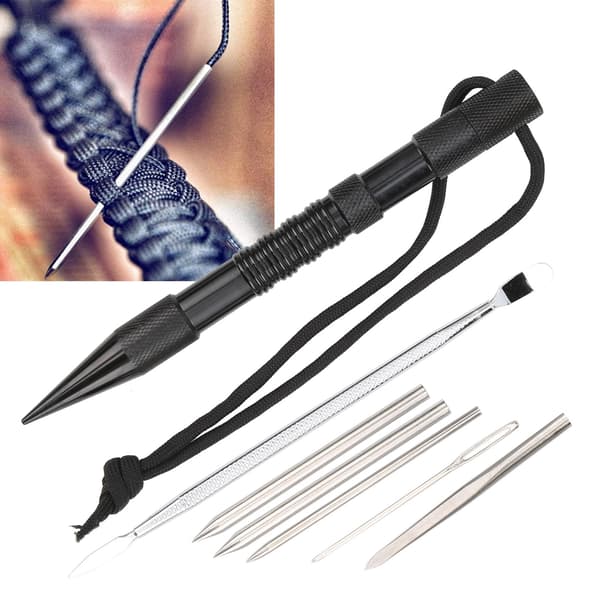 7 stk. Paracord Synålesæt DIY Rustfrit Stål Værktøj til Paracord Armbånd