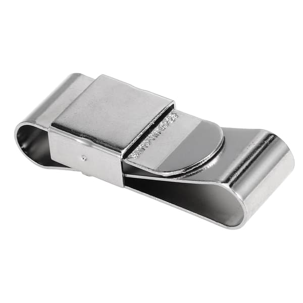 Magnetisk biljardkøkrittklemme, rustfritt stål med belteklips