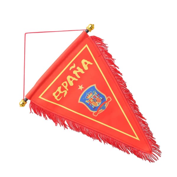2022 Triangulär Fotbollsflagga, Vattentät, för Vardagsrums- och Bardekoration.