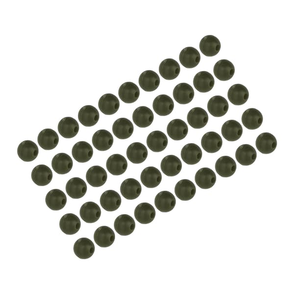 50 st mjuka karpfiskepärlor 6 mm diameter gröna karpfisketillbehör