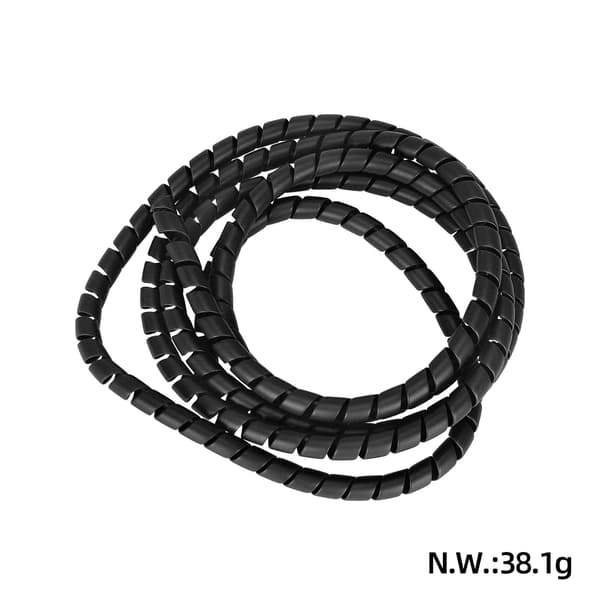 Spiralkabelomslag 8mm x 2m PP Kabelhanterare Elscooter Skydd Organizer