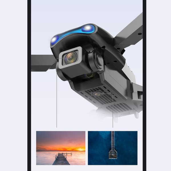 Fjärrstyrd drönarleksak för barn, Quadcopter med 4K-kamera, tydlig flygfotografering