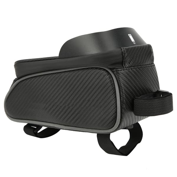 Vandtæt cykeltaske til frontmontering med touchskærm til mobiltelefoner under 6,6 tommer - Polyester 1,2L