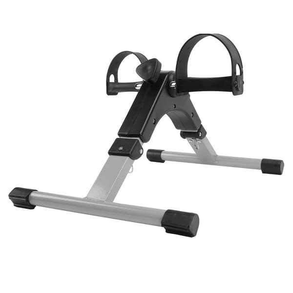 Mini sammenklappelig pedaltræner til under bordet med justerbar digital tæller