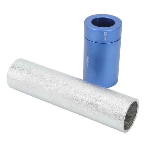 Cykelgaffelinstallationssats med silver- och blått aluminiumlegeringsmaterial