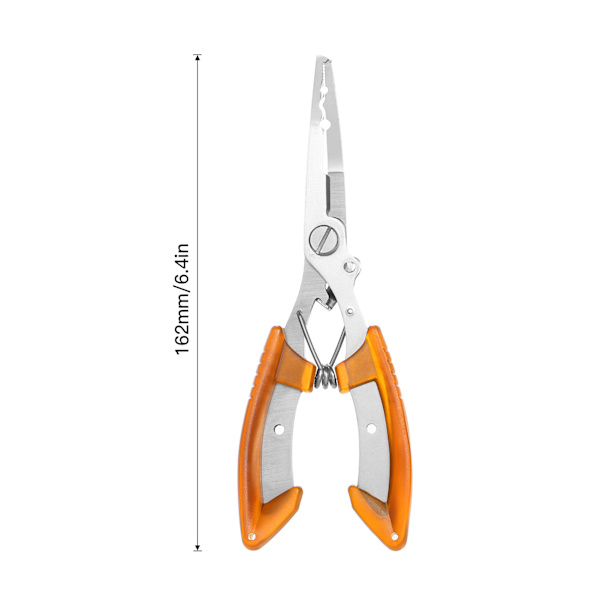 Fiskesaks Tang Aluminium Rustfritt Stål Multifunksjonell Krokfjerner Linekutter