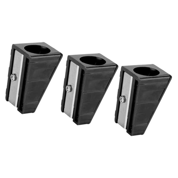 3st Mini Bärbar Biljardköspets Reparationsverktyg Trimmer Shaper Tapper Svart